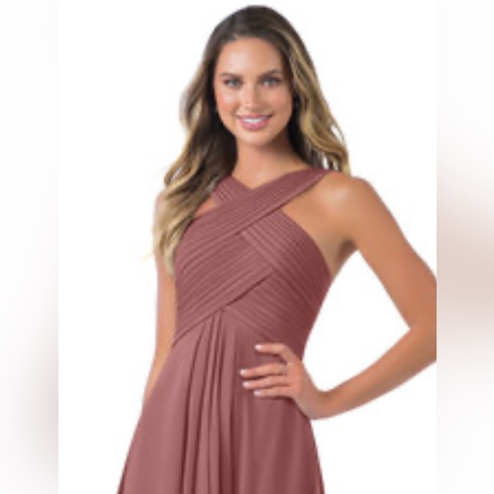 AZAZIE bridesmaids maxi dress dusty pink size 4 new